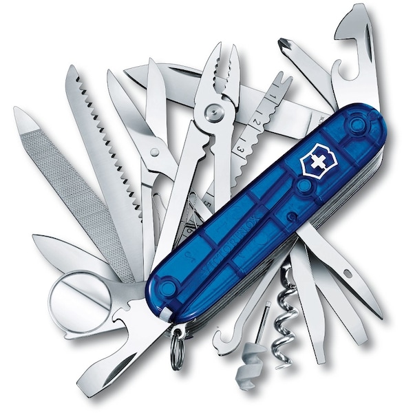 Swiss Army Brands 2024 Victorinox 53507 Swisschamp Sapphire 91Mm - VIC-1.6795.T2-X1