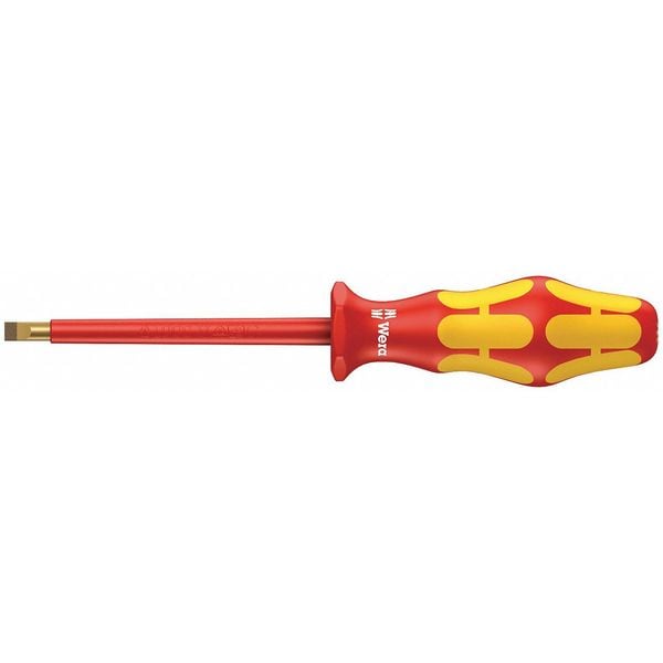 Wera Insulated Slotted Screwdriver 7/32 in Round - 05006120001