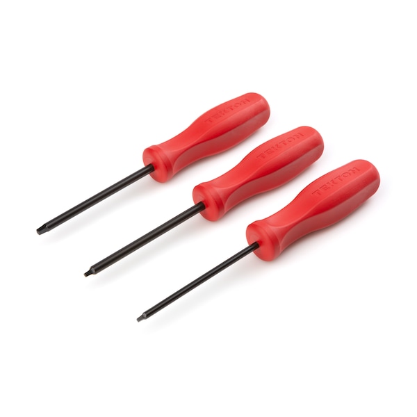 Tekton Square Hard Handle Black Oxide Blade Screwdriver Set, 3-Piece (S1-S3) - DSQ91007