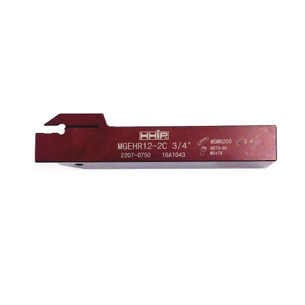 Hhip 3/4 X 3/4 X 5" Right Hand MGEHR12-2C External Grooving Tool Holder - 2207-0750