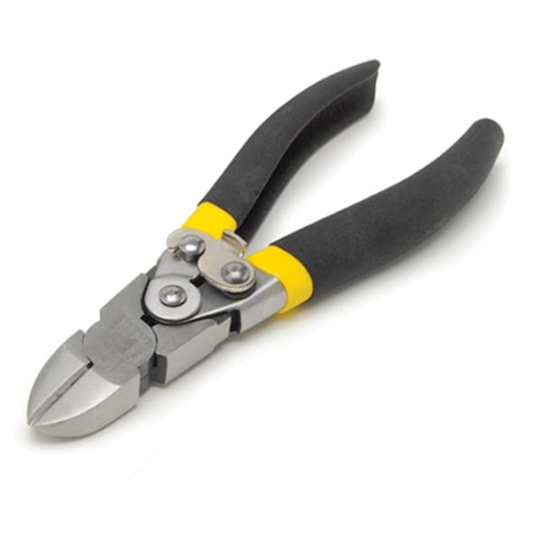 Titan Diagonal Pliers, 7-1/2" Long, Compound Lever Action, Spring Loaded Handles, Cushioned Grips - 11412
