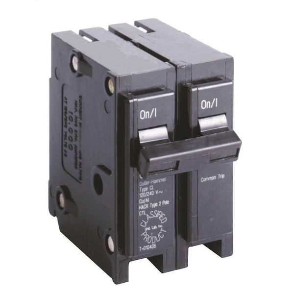 Eaton Circuit Breaker, CL Series, 30A, 2 Pole, 120/240V AC, 10kA - CL230