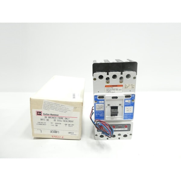 Eaton Cutler-Hammer Molded Case Circuit Breaker, DK Series, 400A, 240V AC - DK3400FS