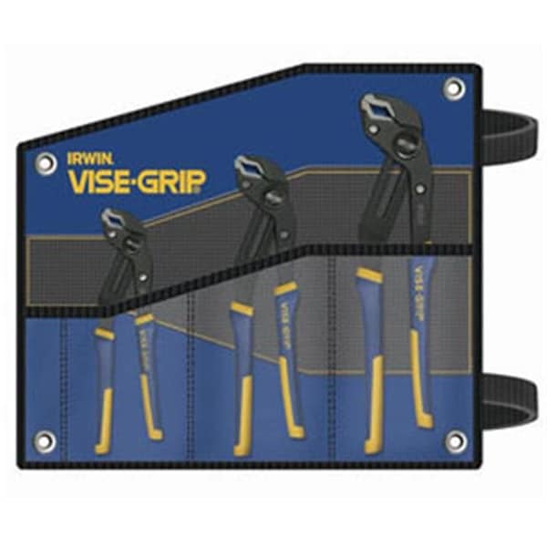 Irwin IRWIN VISE-GRIP 2078711 Groovelock Pliers Set With Kit Bag; 3Pc - VSG-2078711