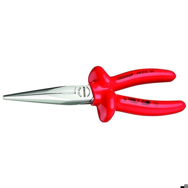 Gedore Insulated, Needle Nose Pliers, 6-1/4" - VDE 8132-160