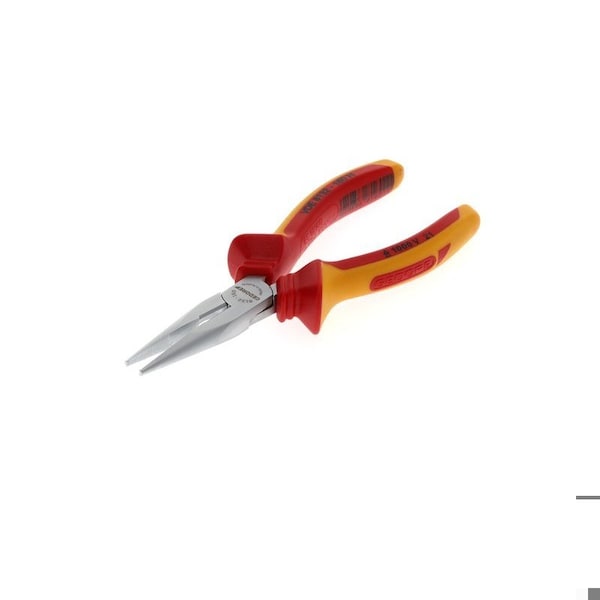 Gedore Insulated, Needle Nose Pliers, 6-1/4" - VDE 8132-160 H