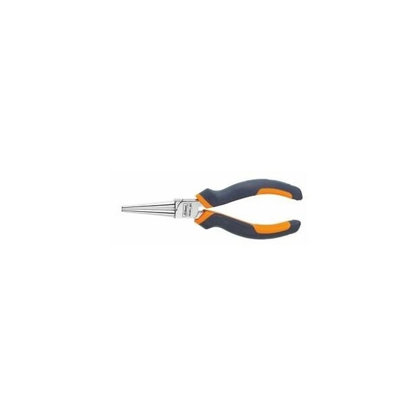Garant 160 mm Long Round-Nosed Pliers, Chrome-Plated, with Anti-Slip Grips - 711980 160