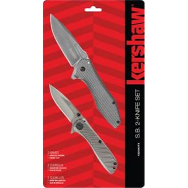 Kershaw Knives Knive Assisted Opening Utility Flippers - Set of 2 - KE334989