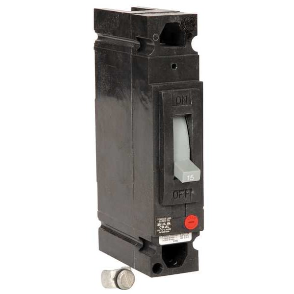 Ge Molded Case Circuit Breaker, THED Series, 25A, 1 Pole, 277V AC, 65kA at 277V AC - THED113025WL