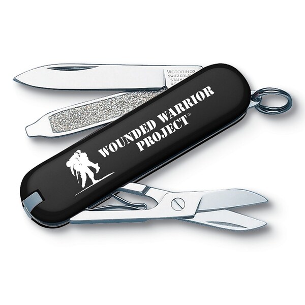 Swiss Army Brands Victorinox Classic Sd Black With Wwp Logo - VIC-55070.US2