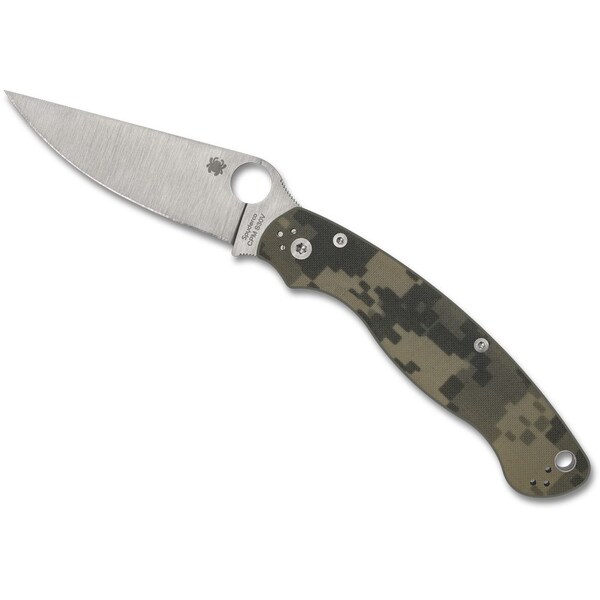 Spyderco 2024 Spyderco Reveal 13 Military 2 Camo G-10, Plain Edge - SPY-C36GPCMO2