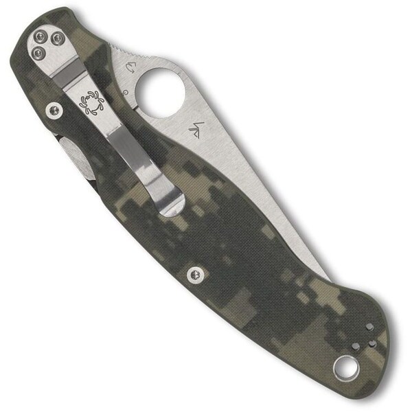 Spyderco 2024 Spyderco Reveal 13 Military 2 Camo G-10, Plain Edge - SPY-C36GPCMO2