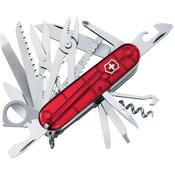 Swiss Army Brands 2024 Victorinox 53506 Swisschamp Ruby 91Mm - VIC-1.6795.T-X1