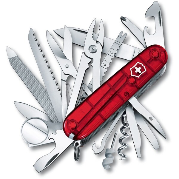 Swiss Army Brands 2024 Victorinox 53506 Swisschamp Ruby 91Mm - VIC-1.6795.T-X1