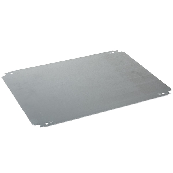 Schneider Electric Plain mounting plate H1200xW1000mm Galvanised sheet steel Reversible dimension - NSYMM1210