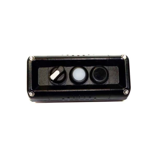 Springer Controls Co T.E.R., F71GB00020001005 VICTOR Wall Mnt. Estación de Control, Negro, 3 Orificios, 3 Posiciones Selector+2 Func. - F71GB00020001005