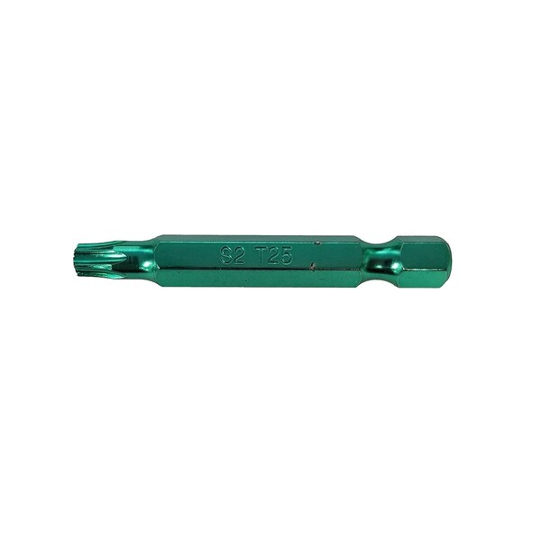 Woodpro Fasteners 50 mm x 2 in. Green Finish Bits, 100PK - BIT-T25X50-100PK