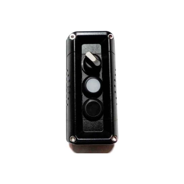 Controles de pared VICTOR para montaje, negro, 3 orificios, 2 posiciones de selector + 2 funciones - F71GB00020001001