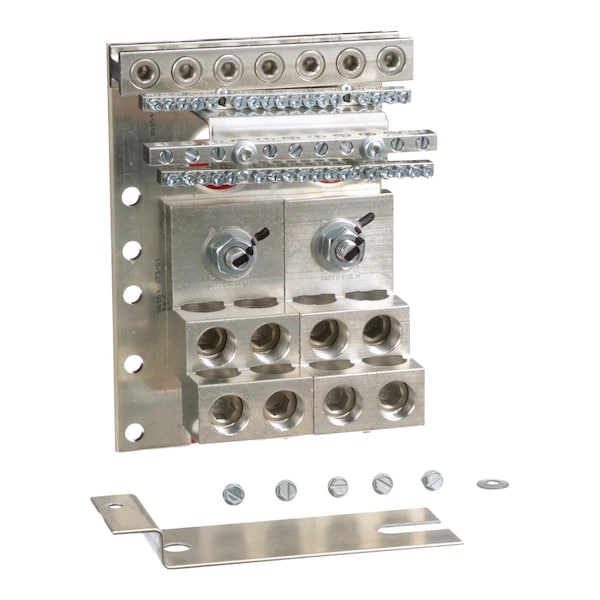 Square D Solid neutral kit, I-Line Panelboard, HCR-U, 1200A, 14 AWG to 750kcmil, mechanical, SN - HCWM12SN