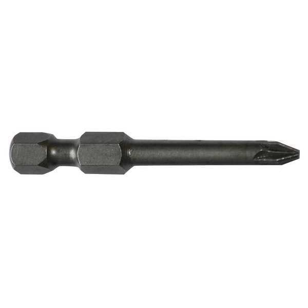Apex Tool Group Power Bit, SAE, 1/4", Hex Power Drive, PK5 - 491-PZDX-5PK