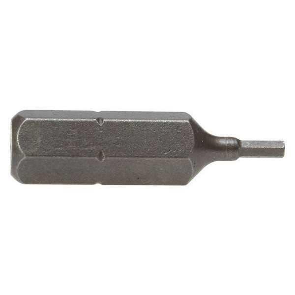 Apex Tool Group Torsion Bit, SAE, 1/4", Hex, 5/64", 1", PK5 - 185-0X-5PK