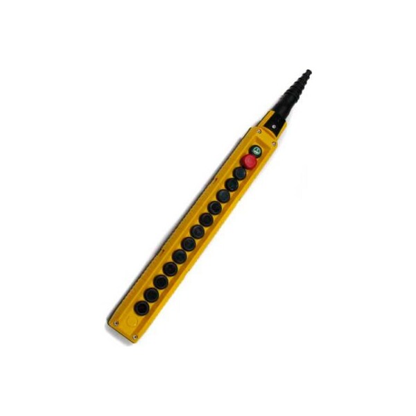 Controles Springer Co T.E.R., Colgante MIKE, 14 botones, amarillo, Botones de 1 velocidad - F70DY12120000001