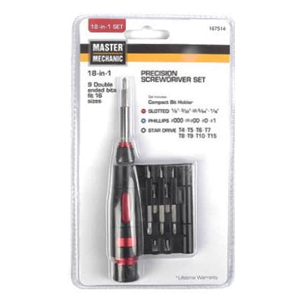 Hangzhou Great Star Industrial 18 in 1 Master Mechanic Precision Screwdriver Set - 167514