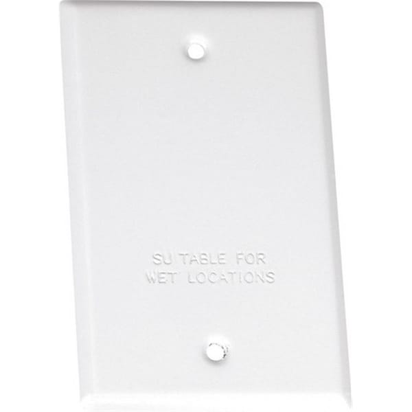 Totalturf 14240WH White Weatherproof Blank Cover - TO151253