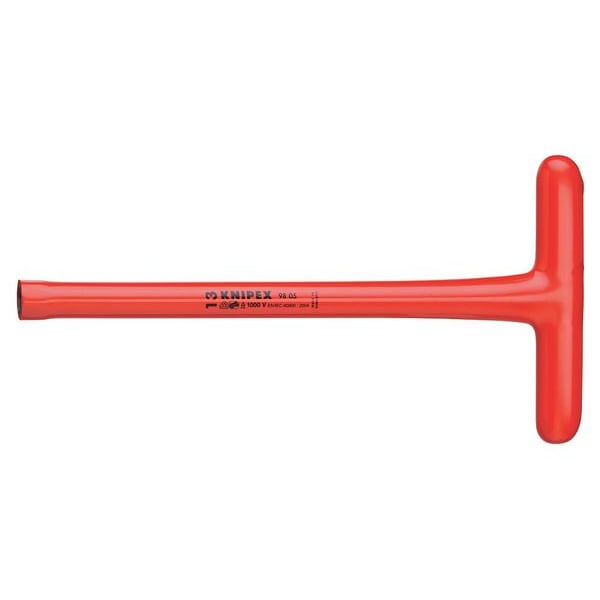 Knipex Nut Driver, 19.0mm, Hollow, Tee, Ins, 12 in. - 98 05 19