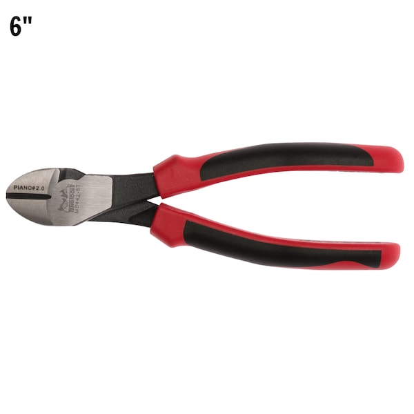 Teng Tools 6" TPR Grip Heavy Duty Mega Bite Side Cutting Pliers - - MB442-6T