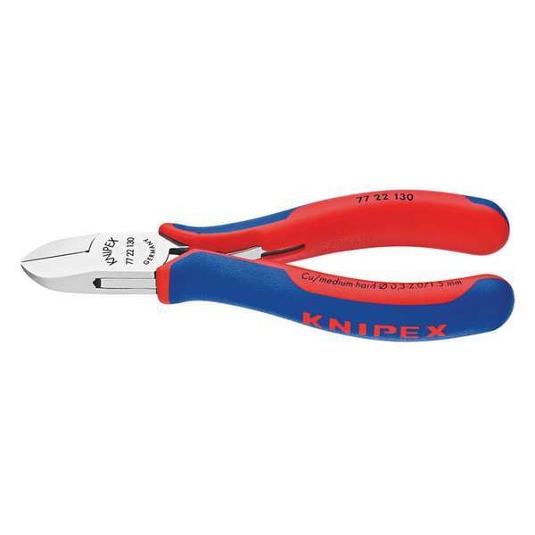 Knipex 5 1/4 in Diagonal Cutting Plier Standard Cut Uninsulated - 77 22 130