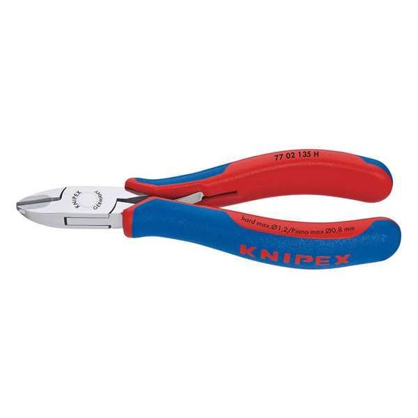 Knipex 5 1/4 in Diagonal Cutting Plier Standard Cut Uninsulated - 77 02 135 H
