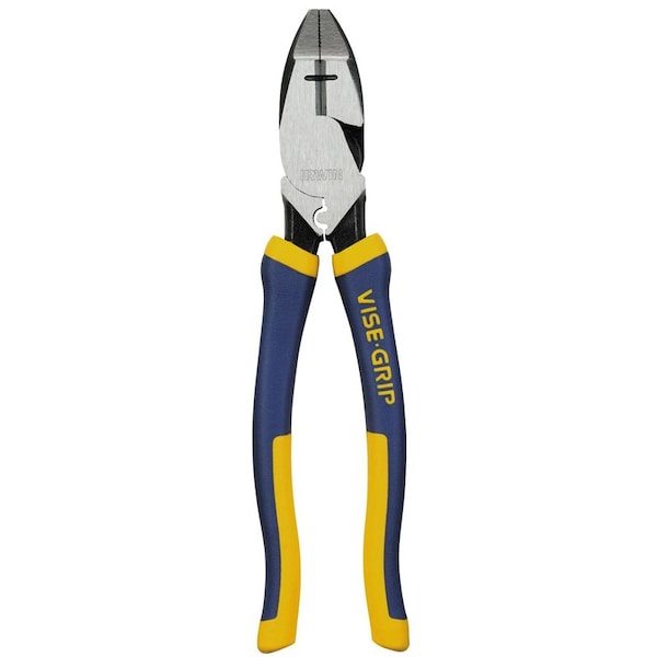 Irwin Vise-Grip 9-1/2 in. Nickel Chrome Steel Lineman's Pliers - 1773614