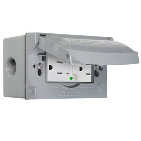 Bell Outdoor Weatherproof Cover Kit, Single Gang Box Type, 3 Gangs, Flip/Snap Cover - 5874-5S