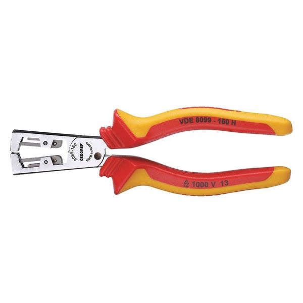 Gedore Insulated Stripping Pliers, 6-1/2" - VDE 8099-160 H