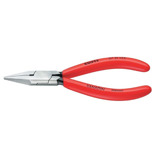Knipex Flat Nose Plier, 5", 1-1/16" Jaw - 37 21 125