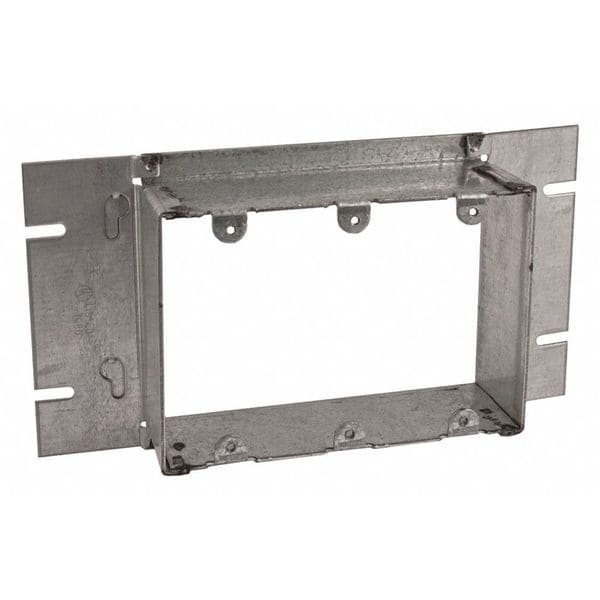 Raco Electrical Box Cover, 3 Gangs, Steel, Gang Cover - 836