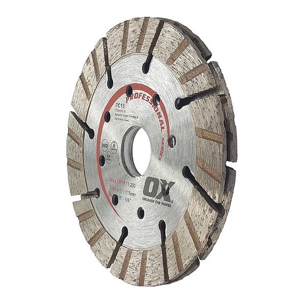 Ox Tools Tuck Point Blade, 4-1/2", 5/8"-7/8", 15 pcs - OX-PCTP-4.5