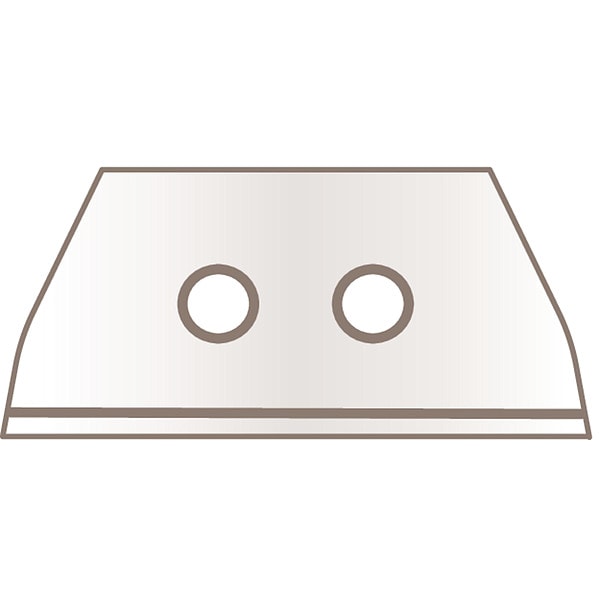 Martor Steel Replacement Blade, 3.7 g W, PK100 - 60095.7