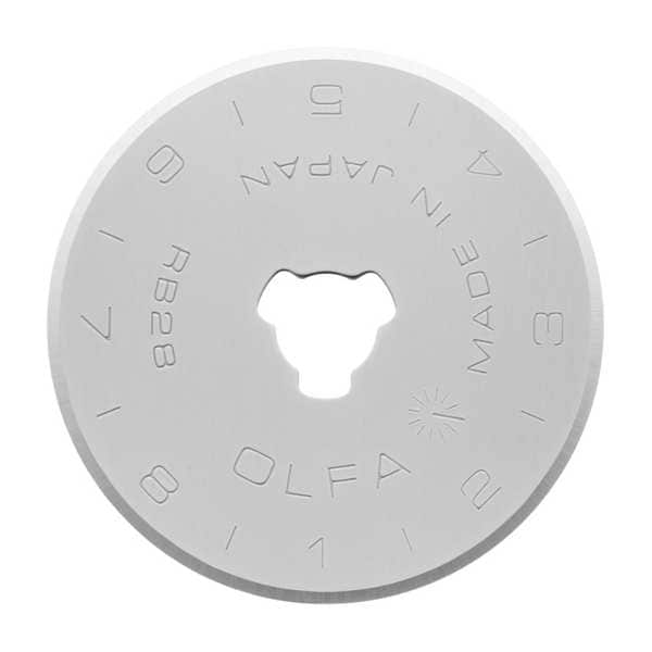 Olfa Rotary Straight Blade, 28mm W, PK500 - RB28-500