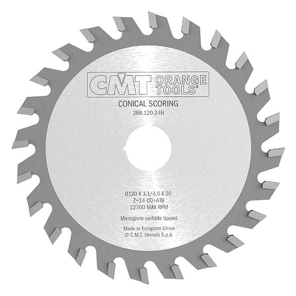 Cmt Scoring Blade, 125mm dia., 4.3-5.5mm Kerf - 288.125.24Q
