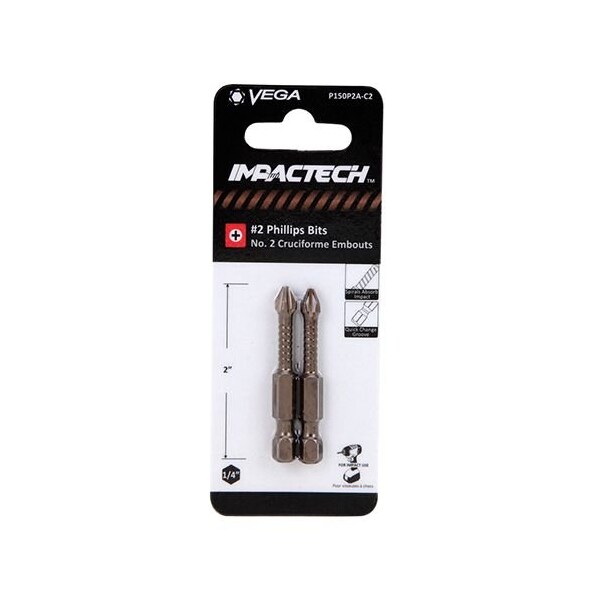 Vega Impactech Phillips 2 Power Bit x 6" - C - P1150P2A-C1