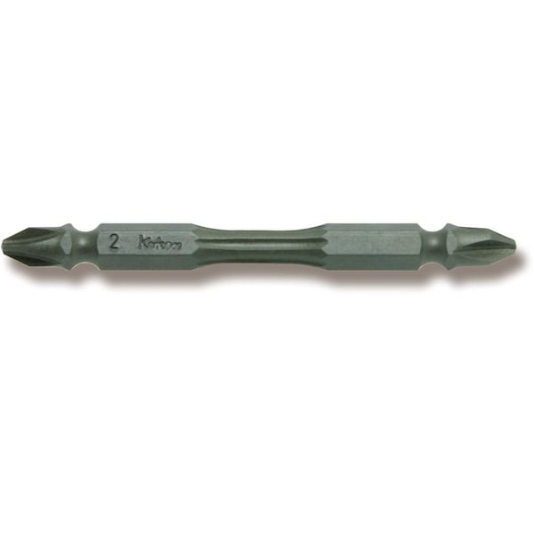 Ko-Ken Double Ended Bit PH2 75mm Torsion 1/4 Hex Drive - 123PT.75-2