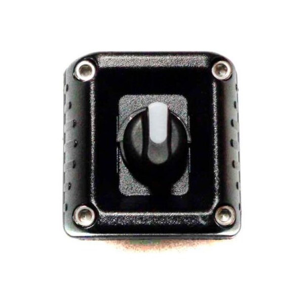 Springer Controls Co T.E.R., F71EB00000001018 Estación de Control de Montaje en Pared VICTOR, Negro, 1 Orificio, Selector de 3 Posiciones - F71EB00000001018