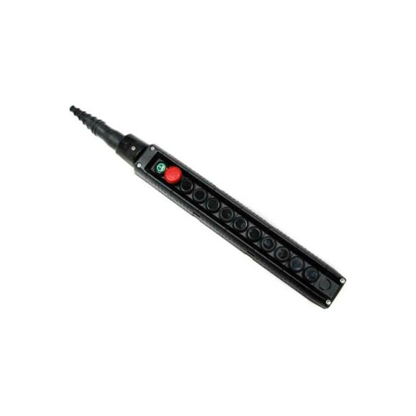 Controles Springer Co T.E.R., Colgante MIKE, 12 Botones, Negro, Botones de 1 Velocidad - F70CB12100000001