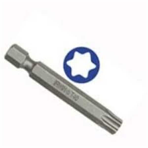 Irwin Power Bit, T25 Torx, 1/4" Hex Shank with Groove, 2" Long, Carded, 1 per Card - IWAF22TX252