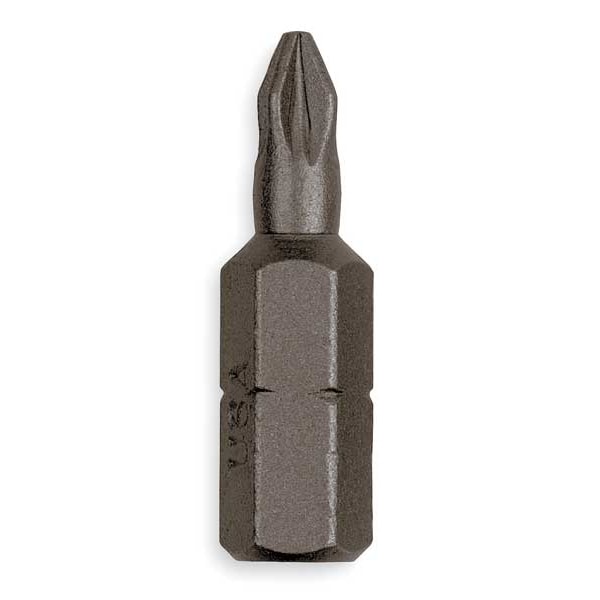 Irwin Torsion Bit, SAE, 1/4", Hex, #1, 1", S2 Steel - 3510831C