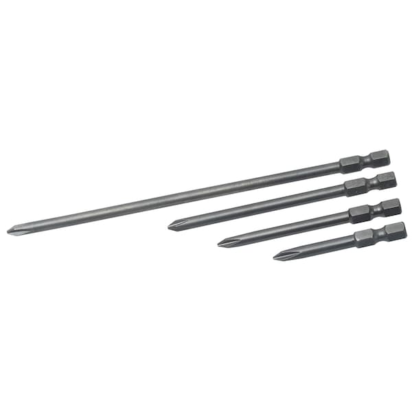 Urrea Ph #3 1/4X3-1/2" Heavy-duty 1/4” hex power drive Phillips® bits - 12033X