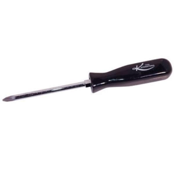 K-Tool International K Tool International KTI19124 No.2 x 4 Inch Phillips Screwdriver Black Handle - KTI19124
