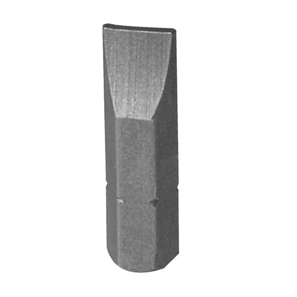 Surtek 1/4in Hex Drive Slotted Screwdriver Bit, 1/4in X 1in, 5PK - PPL141